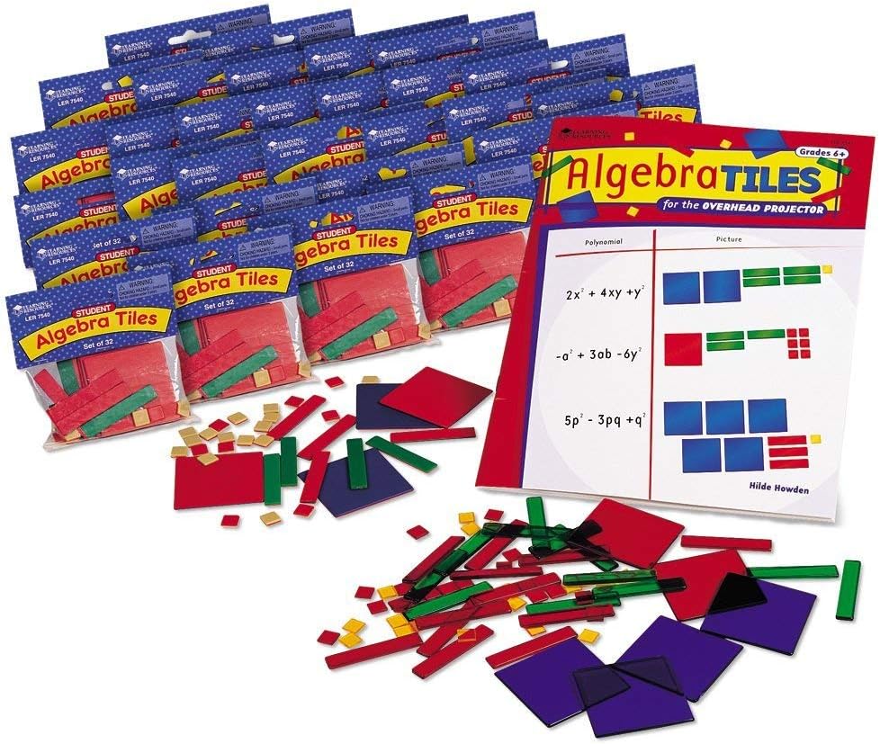 Learning Resources Algebra Tile Class Set Main image