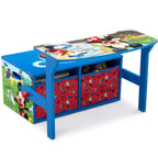 Delta Children Kids Convertible Activity Bench Disney Mickey Mouse
