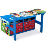 Delta Children Kids Convertible Activity Bench Disney Mickey Mouse