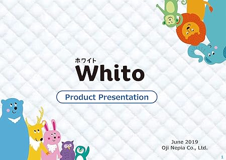 Nepia Whito Tape L40 12H, L, 160 count (Pack of 4)