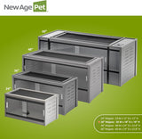 New Age Pet ECOFLEX 36" Medium Mojave Reptile Habitat Enclosure Lounge in Grey