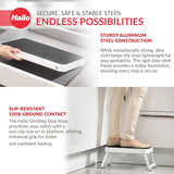 Hailo OneStep Steel Step White