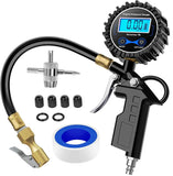 Nilight 50026R Digital Tire Inflator Pressure Gauge, 250 PSI