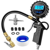 Nilight 50026R Digital Tire Inflator Pressure Gauge,250 PSI