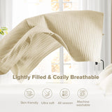 Comfort Spaces Kienna Quilt Set 118X120in King Ivory