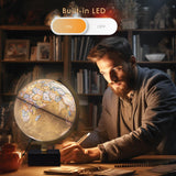 Waypoint Geographic Horizon Plus Illuminated Globe 12in Antique OceanStyle World Globe