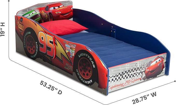 Delta Children Wood Toddler Bed Pixar Cars Secondary image