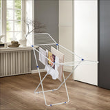 Leifheit L81539 XShaped Laundry Drying Clothes Rack With WingsWhite