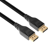 Club3D CAC-1061 DisplayPort to DisplayPort 1.4/HBR3 Cable DP 1.4 8K 60Hz 5 Meter/16,4 Feet Black VESA certified