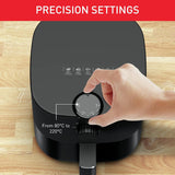 Tefal Easy Fry Essential EY1308 - Air Fryer, 3.5L Capacity, 80°C - 200°C, Die Cast Grill Plate, 60 min Timer, Oil-Less Fryer, Compact Design, Healthy Cooking, Dishwasher-Safe Parts