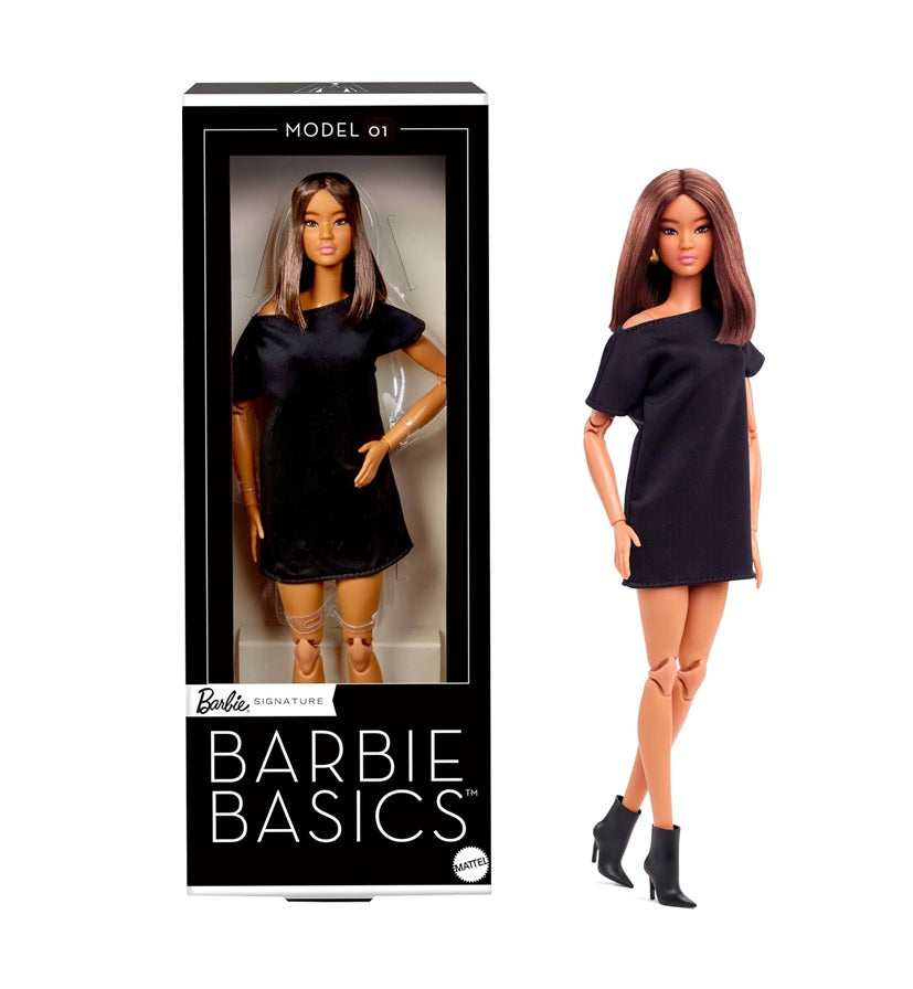 Barbie JBH72 Basics Model 01 Collector Doll with Brunette Hair