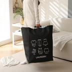 Rectangular Laundry Bag with Handle - MJ053