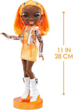 Rainbow High Michelle - Orange Fashion Doll. Fashionable Outfit & 10+ Colorful Play Accessories. Great Gift for Kids 4-12 Years Old and Collectors