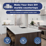 NADAMOO White Marble Countertop Paint Kit