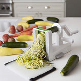 OXO Good Grips 3-Blade Spiralizer with StrongHold Suction, White (11151400)