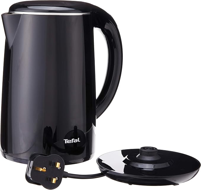 Tefal Safe’Tea KO2608 - Electric Kettle, 1800W  1.7L Capacity, Black