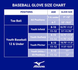 (Right Hand Throw, 11.5", Brown Tartan Flex Web) - Mizuno Prospect PowerClose Youth Baseball Glove Series