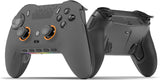 SCUF ENVISION PRO Wireless PC Gaming Controller - Five Remappable G-Keys - Remappable Back Paddles - Instant Triggers - iCUE Compatible - Steel Gray