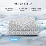 Comfort Spaces Coolmax Moisture Wicking Sheet Set Queen Charcoal 4 Piece