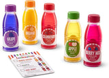 Melissa and Doug MD9466 Tip & Sip Toy Juice Bottles Set (6 Pieces),Multi-colored