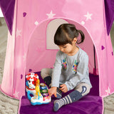 Kids Tents Princess Crystal Castle, Pop Up Play Tent Indoor Outdoor Tent Great Play Gift and Toy for Kids Fun by Alvantor.