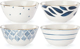 Lenox Blue Bay 4-Piece Dessert Bowl Set, 2.00 LB