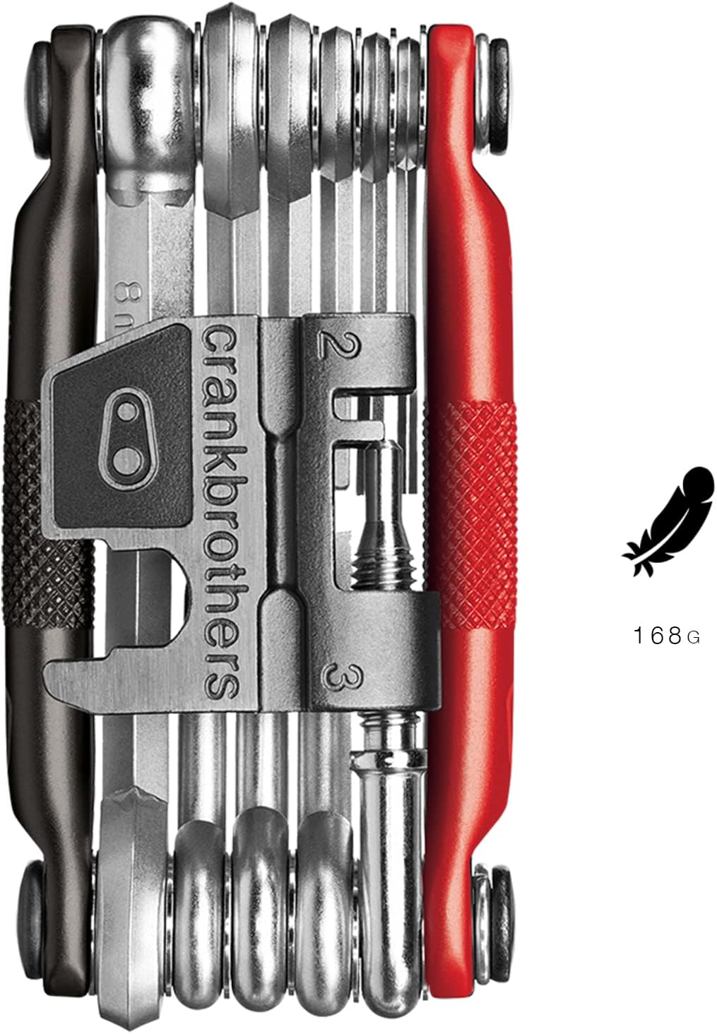 Crankbrothers 16193 Multi Tool M 17 Bike Tool Matte Black And Red