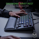 Razer Blackwidow Tournament Edition Chroma V2: Esports Gaming Keyboard - Ergonomic Wrist Rest - Tenkeyless Design - Razer Green Mechanical Switches (Tactile and Clicky)