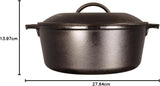 Lodge Cast Iron Dutch Oven With Handle Holders 5quart
