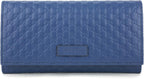 Gucci 449396 BMJ1G 4231 Long Wallet Blue