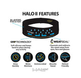 Halo Headband Halo II, Sweatband Pullover for Men & Women