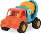 Battat – Spinning Cement Truck – Classic Toddler Trucks – Kids Construction Toys- Soft Rubber Wheels – Cement Mixer- 18 Months +