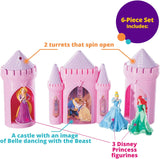 Decopac Disney Princess Happily Ever After Signature DecoSet Cake Topper, 4.8" L x 2.5" W x 6" H, Pink