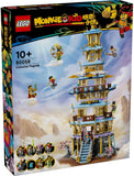 LEGO Monkie Kid Celestial Pagoda Building Toy with Tower, Colour Stones and Fantasy Figures 80058 (1621 Pieces)