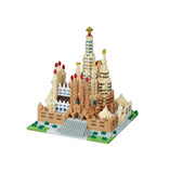 Kawada, nanoblock NB-028 Sagrada Familia Mini Building Block 3D Puzzle (2660Pcs)