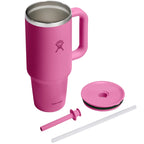 Hydro Flask Travel Tumbler 1180 ml 40oz With Closable PressIn Straw Lid Reef
