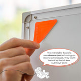 Rocketbook Beacons - Digitize Your Whiteboard - Reusable Stickers to Upload Your Whiteboard Notes to The Cloud (5 Pack), BEA-A4-K-5P