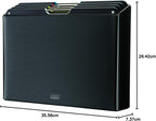 Joseph Joseph 60171 Folio Steel Chopping Board Set Carbon Black 4 Piece