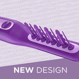 Remington Tame the Mane Thick and Curly Hair Detangling Brush for Kids and Adults, Wet or Dry Detangling, Brush Cover Included, Cordless; Battery Operated, Purple. (Batteries Included)