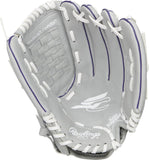 Rawlings Sure Catch Series Fastpitch Softball Glove PurpleGreyWhite RHT 12in