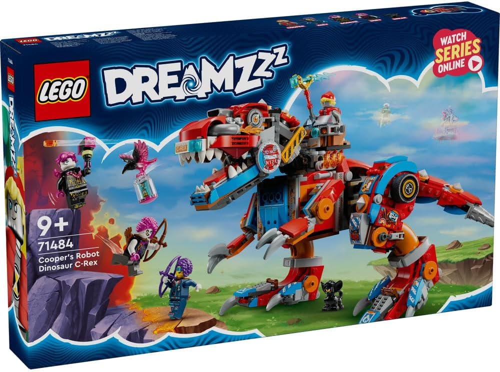 LEGO DREAMZzz Cooper’s Robot Dinosaur C-Rex Action Figure 71484