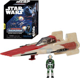 STAR WARS Micro Galaxy Squadron A-Wing Mystery Bundle - 3-Inch Light Armor Class Vehicle and Scout Class Vehicle with Micro Figure Accessories
