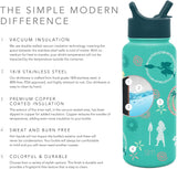 Simple Modern Disney Water Bottle With Straw Lid Vacuum Insulated Stainless Steel Metal Thermos Summit Collection | 32oz Moana Te Fiti Adventure