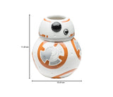 Zak Designs SWRH-9537 Sculpted Ceramic Mug in Shape of BB-8 from Star Wars The Force Awakens