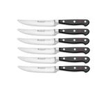 WÜSTHOF Classic 6-Piece Steak Knife Set, Black