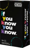 If You Know You Know, IYKYK Card Game for Adults with Hilarious NSFW Questions Party Game for Game Night Easy Board Game, for Adults Ages 18 and up