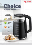 SONA 1.7L Digital Double Layer Glass Kettle SGK 5046