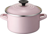 Le Creuset Double Handed Pan EOS Casserole 18cm Satin Pink