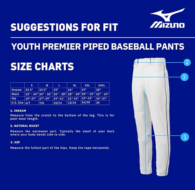 Mizuno Youth Premier Piped Pant GrayBlack Small