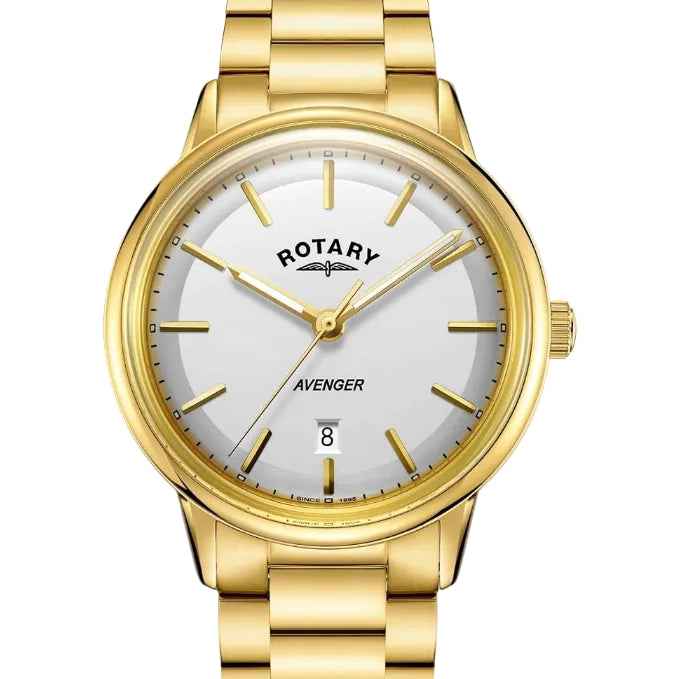 Rotary GB0534302 Avenger Gold Plated Mens Watch